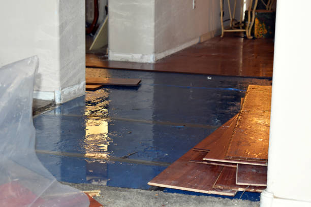 Professional Burst Pipe Cleanup technician working in Tallassee, AL